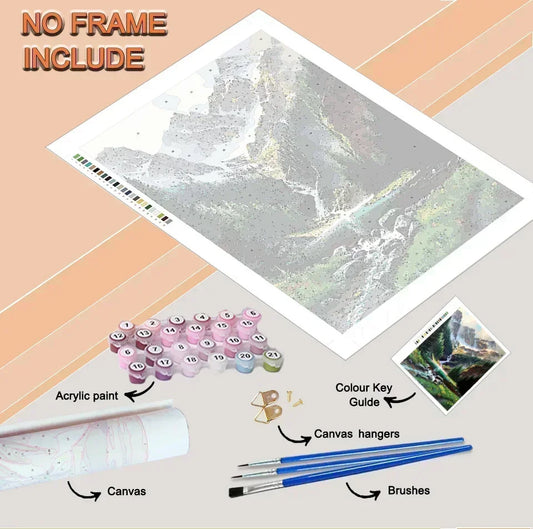 Strandgemälde - Malen-nach-Zahlen - Paintoria